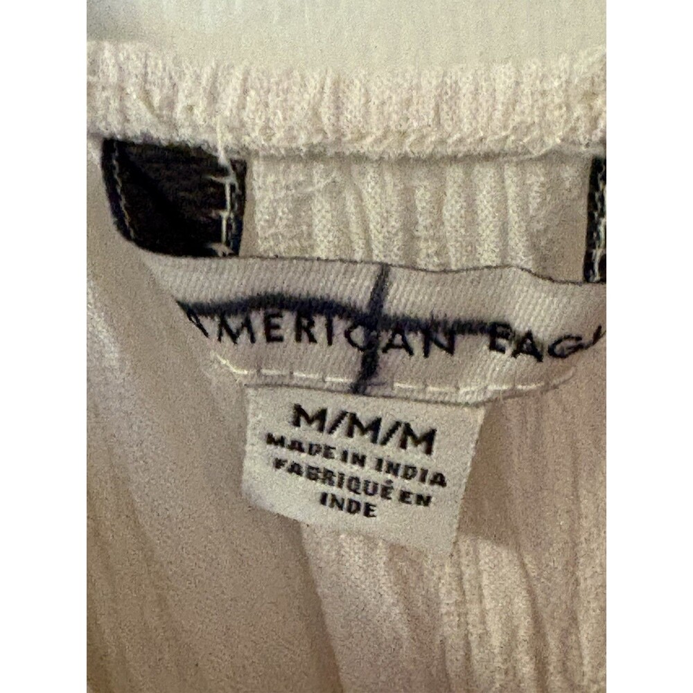 AMERICAN EAGLE Short and Sweet Romper 100% Cotton Size Medium MINIMALIST BEACH - Picture 6 of 9